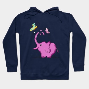 Elephant and Butterfly Hoodie